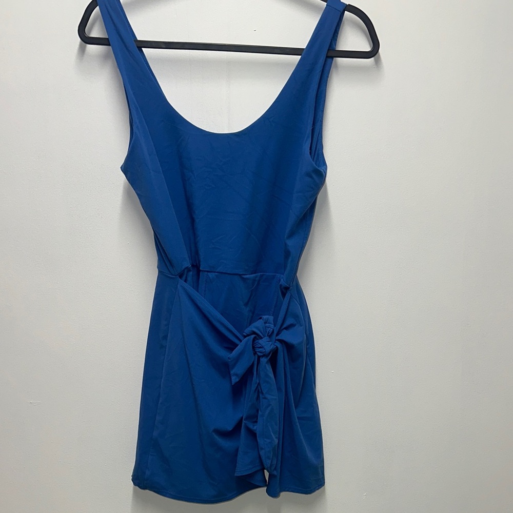 JoyLab Blue Sleeveless active dress one piece